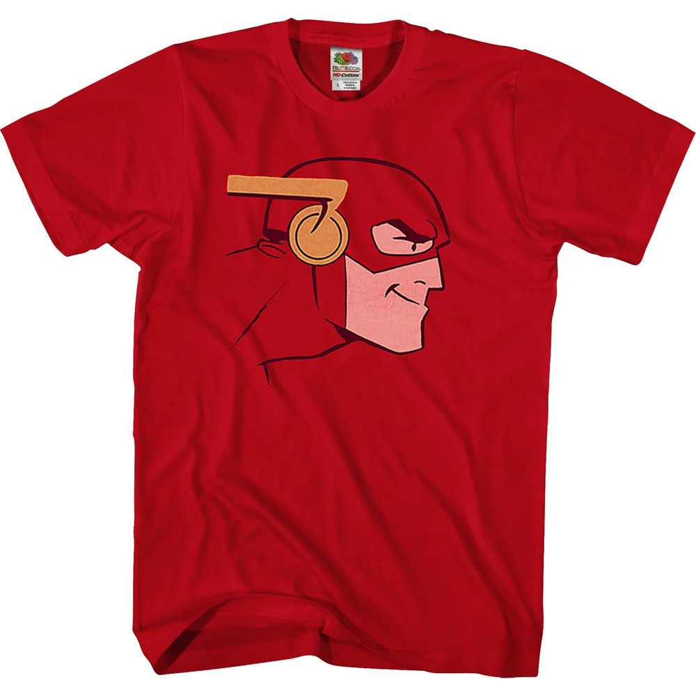 Head Shot Flash Dc Comics Tshirt